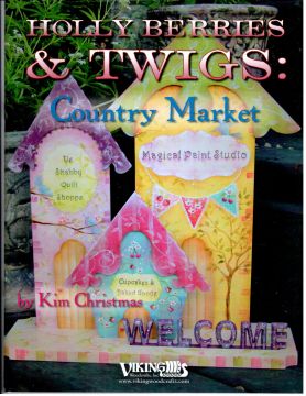 Holly Berries & Twigs Country Market - Kim Christmas
